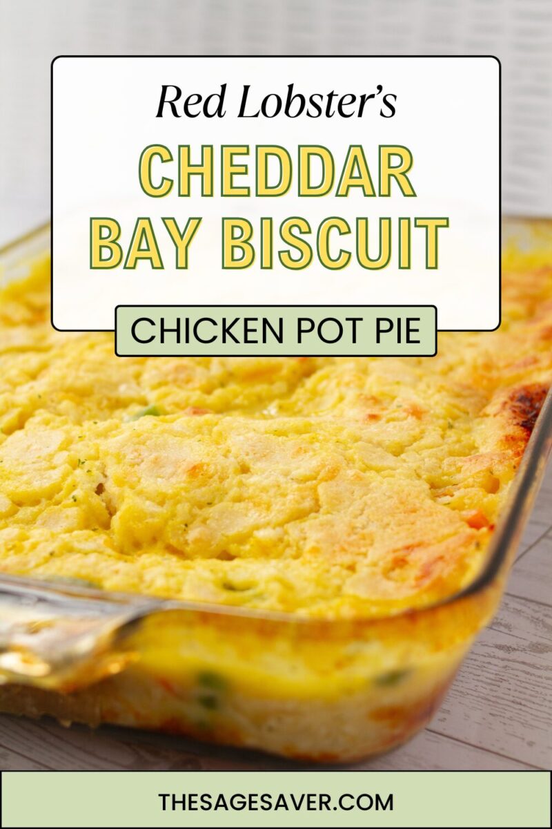 chicken pot pie in a baking dish on the table