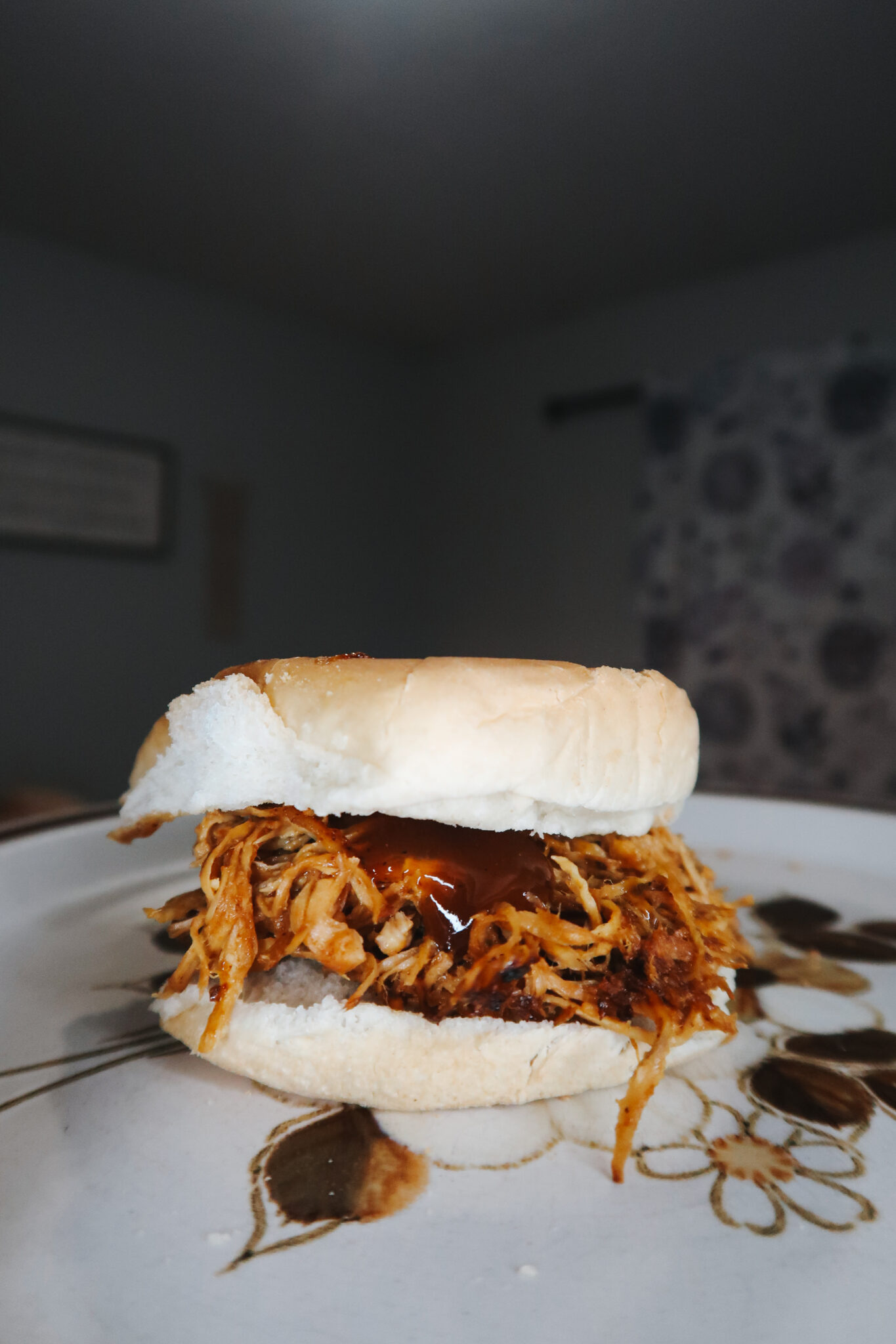 bbq pulled chicken in the crockpot