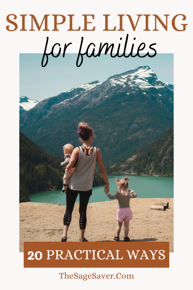 simple living for families