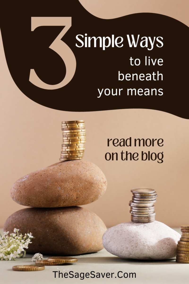 live below your means