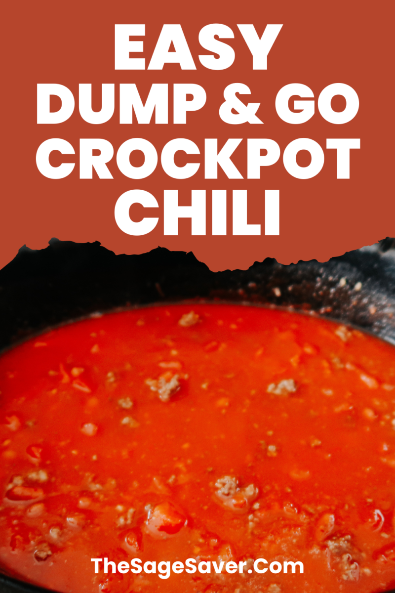 chili in the slow cooker
