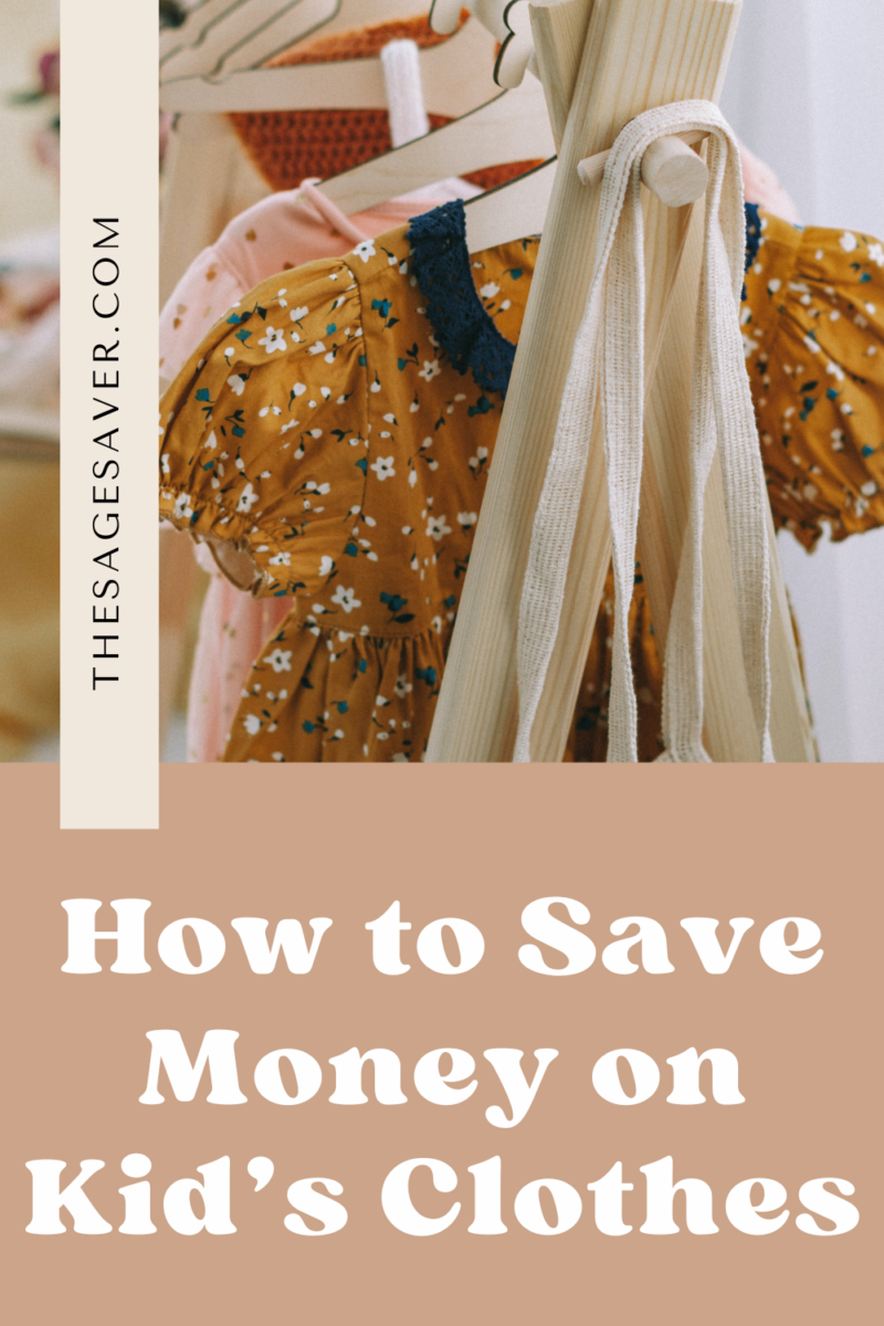 save money on kids clothes