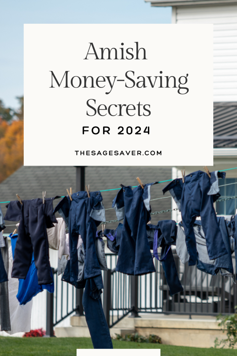 save money like the amish