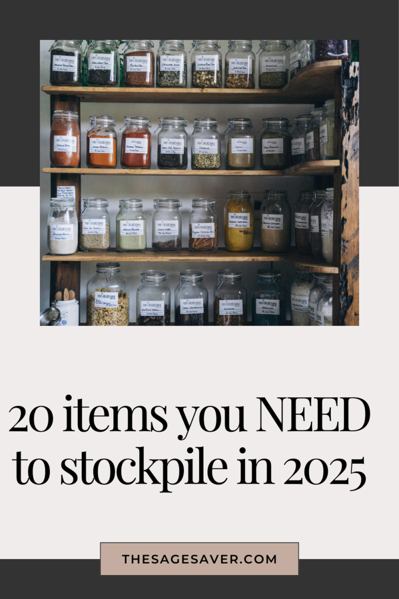 Stockpile to Save Money