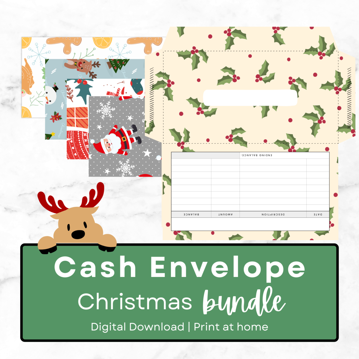 christmas cash envelope