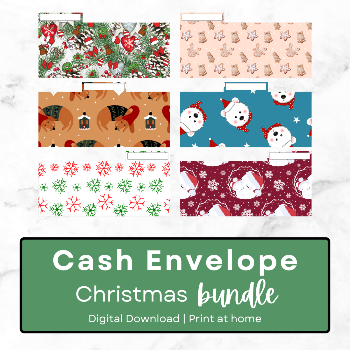 Christmas Cash Envelopes- Bundle 4