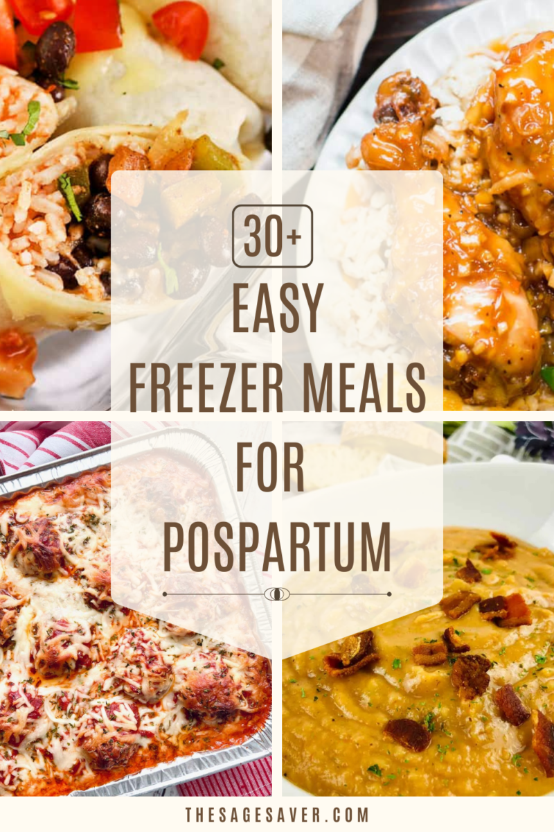 easy freezer meals for postpartum