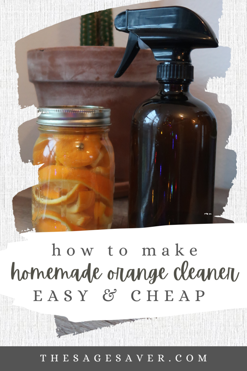 how to make homemade orange cleaner