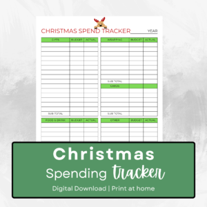 christmas spending tracker