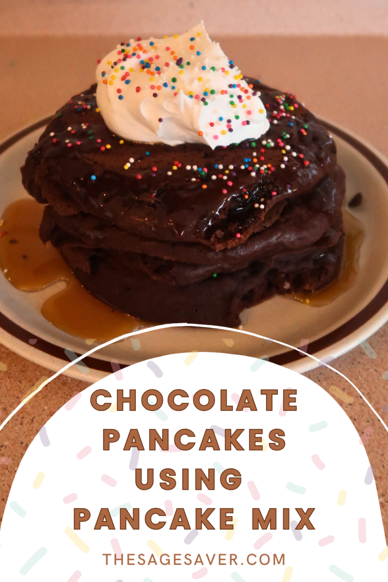 chocolate pancakes with pancake mix