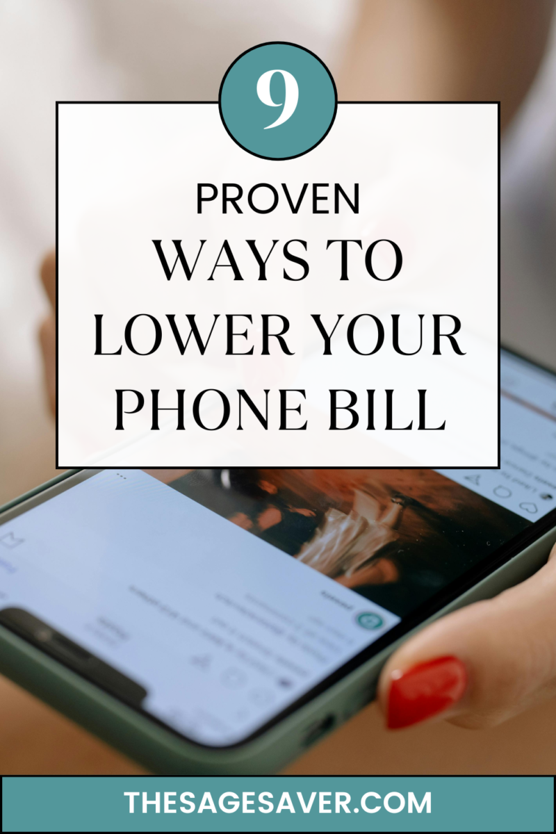 lower your cell phone bill