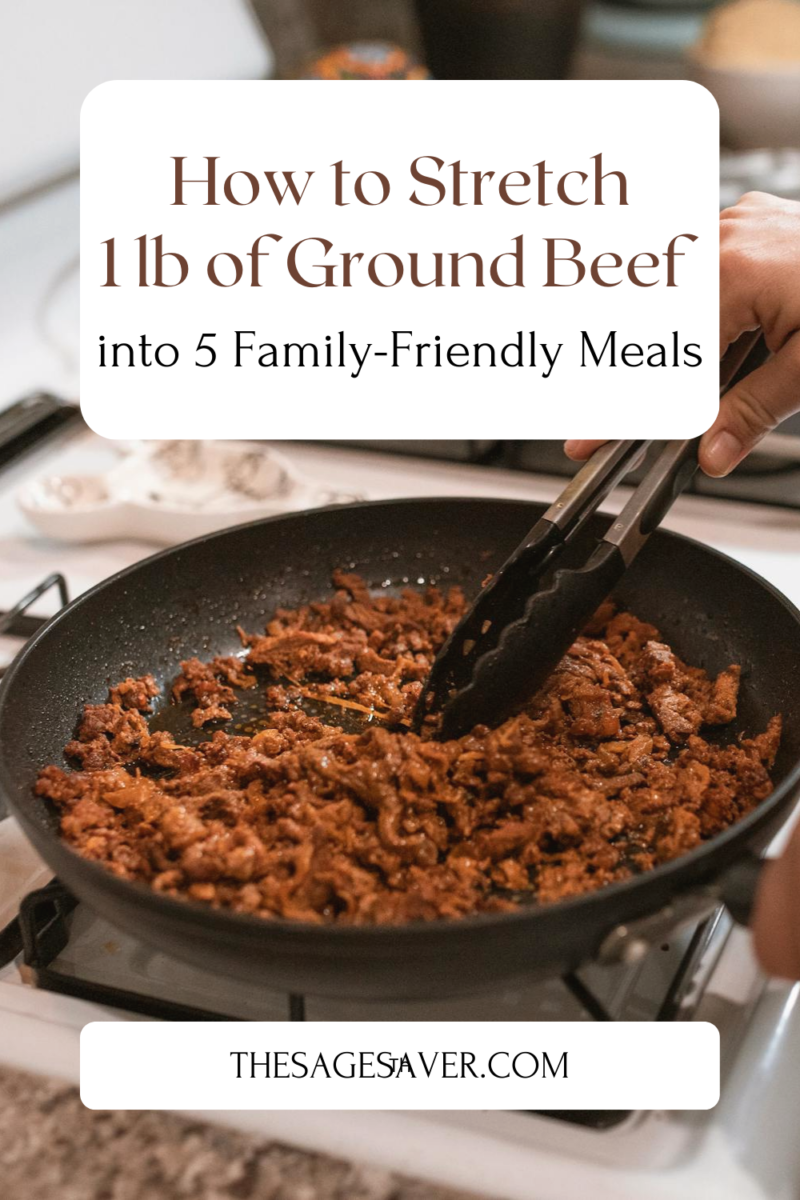 stretch ground beef