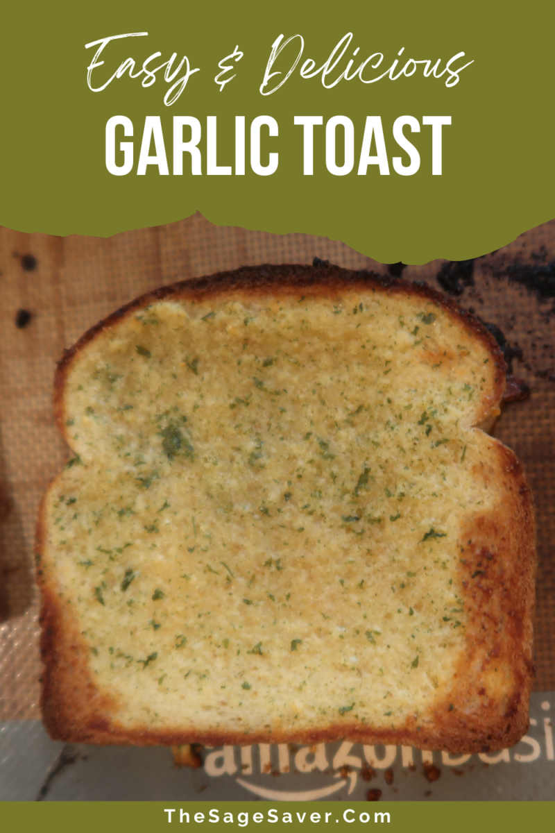 garlic toast from sandwich bread