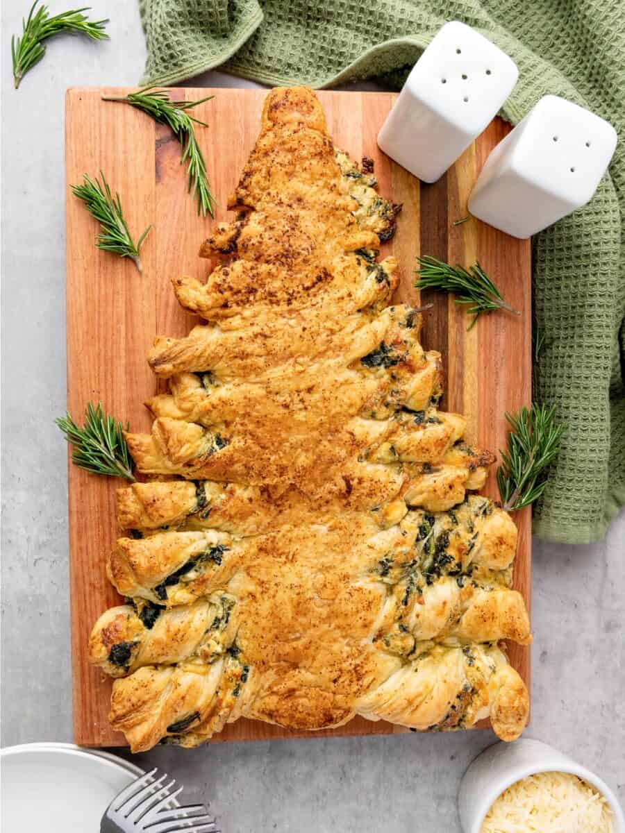 Spinach Dip Christmas Tree