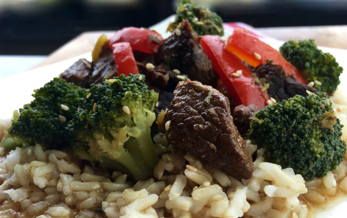 slow cooker beef and broccoli