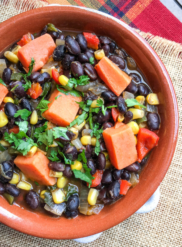 Black Bean and Sweet Potato Soup