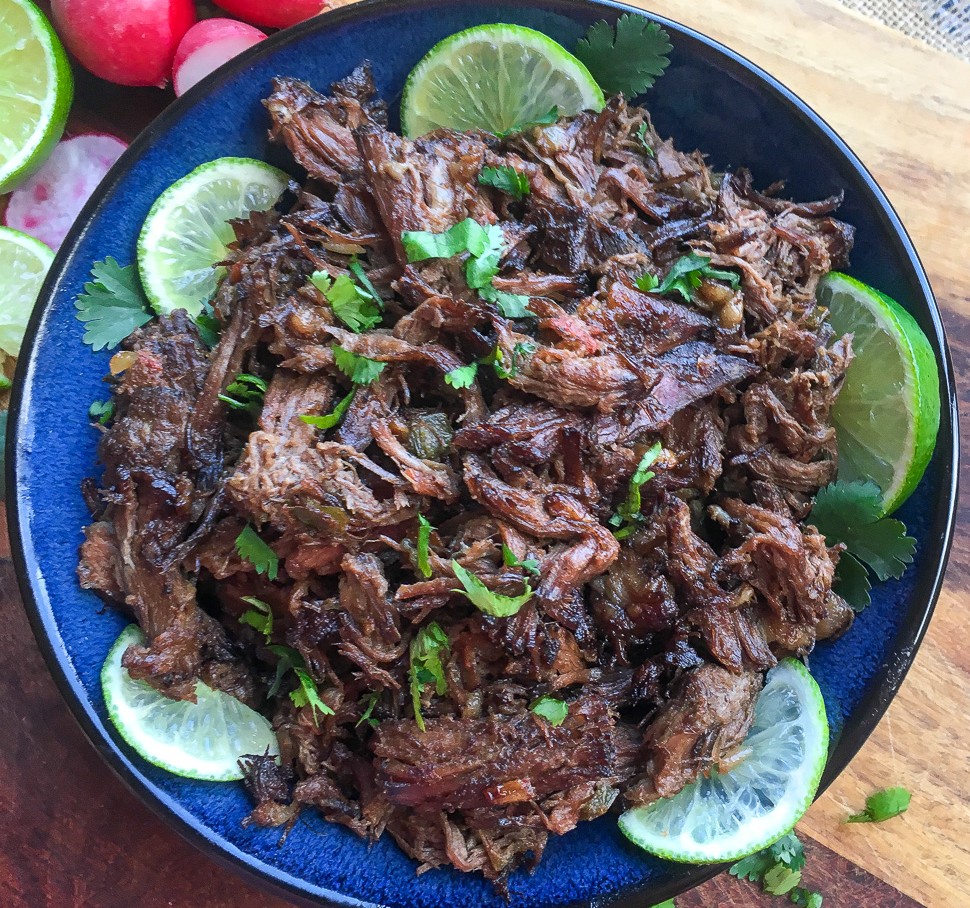 slow cooker mexican shredded beef